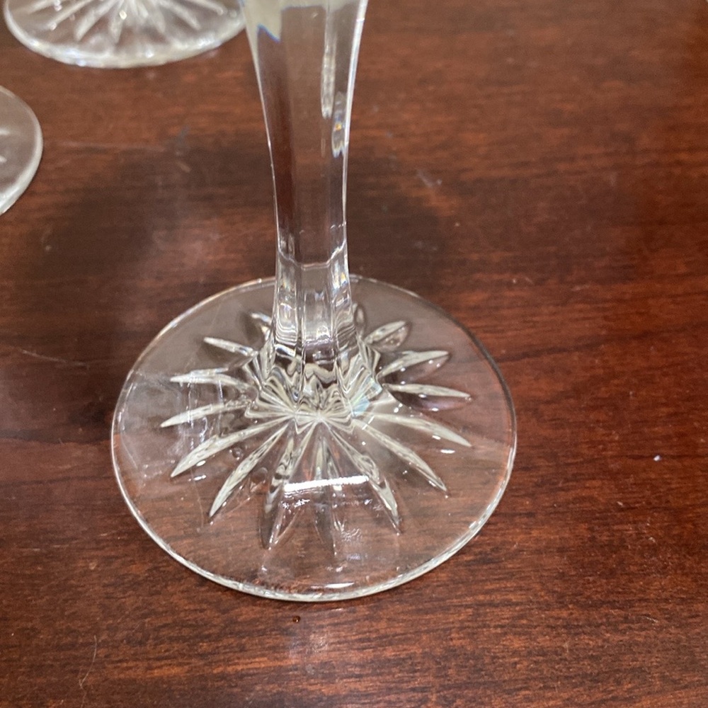 Set of 4, Vintage, Royal Doulton Crystal Wine Glasses - Picture 4 of 8